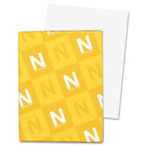 Easy-To-Organize Bristol Paper-8.5 in. x 11 in.-67lb.-94 Bright-250SH-PK-White EA3738364 - main